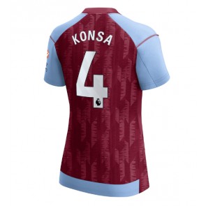 Aston Villa Ezri Konsa #4 Hemmatröja Kvinnor 2023-24 Kortärmad